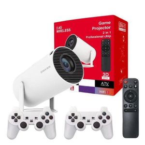 HY300 Game Projector Android 13 System With Wireless Gaming Controller 720P Home Theater