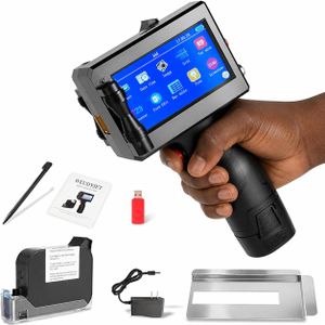 Quality 12.7mm Handheld Inkjet printer for marking and branding Batch numbers, expiry date, company logos on materials such as plastic bags, metallic surfaces