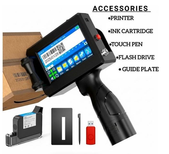 Smart Portable Handheld Inkjet Printer Coding Machine Expiry Date Machine Numbering Inkjet Printer