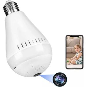 360degree Panoramic 1080P Hidden IR Camera Light Bulb.