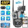 4G V380 Wireless Dual Lens 2MP PTZ Camera