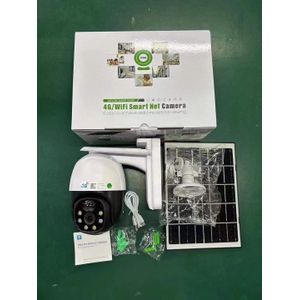 1 (17) Product details The product is a V380 Pro 4G/Wi-Fi Smart Net Camera with an accompanying solar panel for power. This outdoor security camera is designed for remote surveillance, especially in locations without reliable access to traditional electricity or Wi-Fi. Specifications Key Features Connectivity: Supports both 4G SIM card connectivity and Wi-Fi, allowing for flexible remote access from almost anywhere. Power: It is a solar-powered system, utilizing the included solar panel to charge internal batteries, which can provide continuous power day and night. Surveillance: The camera offers Pan-Tilt-Zoom (PTZ) functionality, typically with 360-degree rotation, night vision (infrared and often full-color), two-way audio, and motion detection with human tracking. App Control: The device operates via the V380 Pro mobile application for iOS and Android, allowing users to view live feeds, receive alerts, and control camera settings remotely. Storage: Footage can be stored locally on a microSD/TF card (up to 128GB) or using an optional cloud storage service