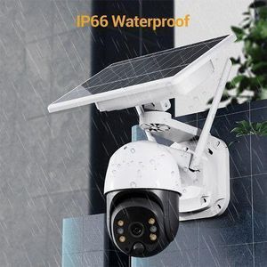 1 (18) Single Lens Camera 4G SIM Wi-Fi with Pan Tilt 3MP 12x Zoom Outdoor PTZ IP65/66 Solar powered