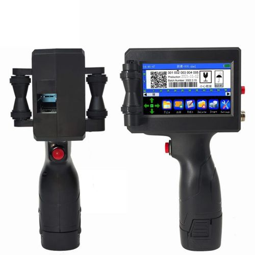Quick Dry Ink Handheld Inkjet Printing Machine for Non Porous Metal Plastic QR Code Batch Marking cordless printer
