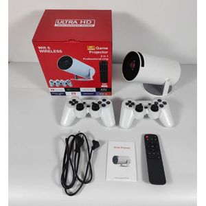 HY300Ultra Smart Android Projector, WiFi 6, 4K Decoding, Automatic Keystone Correctionrtable Projector gaming projector