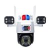 wifi electric V380 Pro 9MP Triple Lens WIFI CCTV IP Network Camera Security Outdoor 3 Lens PTZ Night Vision Waterproof Smart Net Camera V380