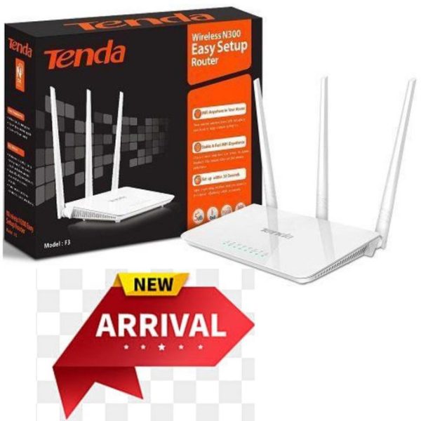 tenda F3 N300 300Mbps Wireless WiFi Router .
