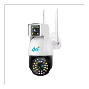 SIM CARD ELECTRIC CAMERA V380 pro Dual lens 2K 4MP dual light 4G LTE SIM CARD wireless ip camera 2 in 1 bullet and PTZ camera