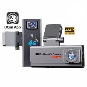 4G SIM Single Lens Car Dash Cam 4K Parking Mode Monitoring Night Vision Radar GPS Front Rear G-Sensor