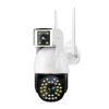 SIM CARD ELECTRIC CAMERA V380 pro Dual lens 2K 4MP dual light 4G LTE SIM CARD wireless ip camera 2 in 1 bullet and PTZ camera