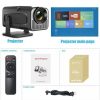 1080P 4K Android 11 Projector With Wifi 6 Bluetooth 5.0 Support Miracast / Airplay / DLNA UK Plug