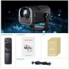 HY320 Mini 4K Projector Android 11 300ANSI WiFi6 BT5 1280*720P Home Cinema