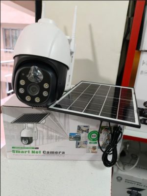 Single Lens Camera 4G SIM Wi-Fi with Pan Tilt 3MP 12x Zoom Outdoor PTZ IP65/66 Solar powered