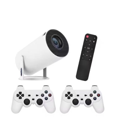 HY300 Game Projector Android 11 System With Wireless Gaming Controller 720P Home Theater