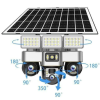 Share this product    Solar Light Battery Powered 3 Cameras Super PTZ Wide Angle V380 Pro Tripple Lenses Outdoor Solar Camera 4G Sim Card Night Vision With Motion
