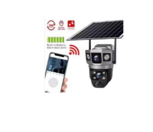 Solar Light 4g Solar Powered PTZ Camera V380 Pro Dual Lens Solar Camera