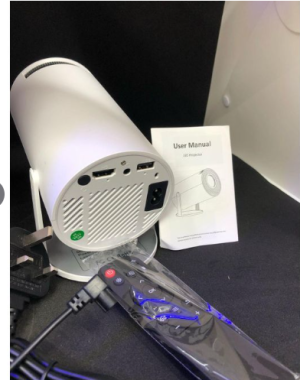 HY300 PRO Smart Projector Portable Projector EU Plug - White