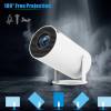 HY300 PRO Smart Projector Portable Projector EU Plug - White