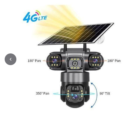 V380 Pro 9MP Triple Lens WIFI CCTV IP Network Camera Security Outdoor 3 Lens PTZ Night Vision Waterproof Smart Net Camera V380