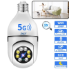 WiFi 360 Panoramic Bulb Camera 1080P Security Camera Wireless Home Surveillance Camera
