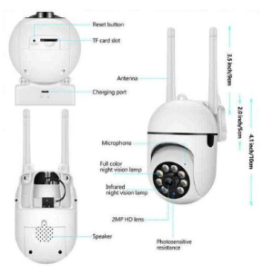 V380 Smart Indoor Camera for Baby Room and Home Monitoring