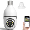 WiFi 360 Panoramic Bulb Camera 1080P Security Camera Wireless Home Surveillance Camera
