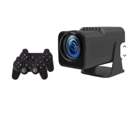 HY320 Portable Game Smart Projector with 20000+ Games Home Theater Mini Pocket Projector Kids 3D Features LCD LED Lamps US Plug