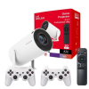 3D Game Projector Retro Video Game Console Wireless Controller 4K ULTRA HD plug and play Android11