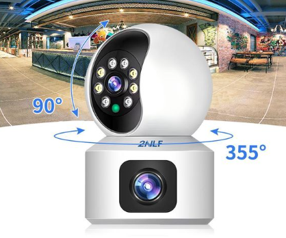 Intelligence Ptz SIM CARD 4MP Dual Lens Smart Home Indoor Wireless Security 4G IP CCTV Network Binocular CCTV Camera