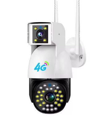 4G V380 Pro New Dual lens 4MP camera wireless phone remote outdoor night vision 4G security ptz camera