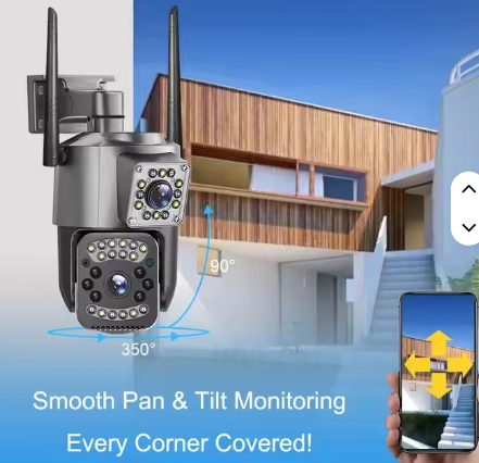 Night Vision Sound Detection Two-way Audio Face Recognition Built-in Mic