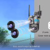 4G V380 Pro New Dual lens 4MP camera wireless phone remote outdoor night vision 4G security ptz camera