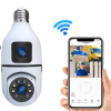 Dual lens design for comprehensive coverage 1080P Full HD video resolution Wide-angle view with adjustable lenses Two-way audio for real-time communication Motion detection and instant alerts Night vision for 24/7 monitoring