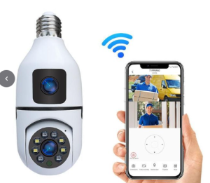 Screenshot 2026-04-14 161531 Dual lens design for comprehensive coverage 1080P Full HD video resolution Wide-angle view with adjustable lenses Two-way audio for real-time communication Motion detection and instant alerts Night vision for 24/7 monitoring