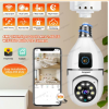 Wireless Home Monitoring Becomes Simple with the V380 Dual Lens Bulb Camera and Full Room Viewing Technology Included