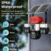 Hieasy 4G Solar 4 Lens PTZ Camera Outdoor Remote Monitoring with Night Vision Home Yard Surveillance IP65 Cloud Storage