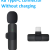 K8 Wireless Lavalier Mic Type-C Interface Meeting Vloggers Mini Wireless Microphone Recording VLOG Live Lavalier Microphone