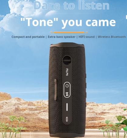 Bluetooth Speaker Multi-function Speaker Outdoor Portable Waterproof Subwoofer Wireless Home Mesh Dual Speaker