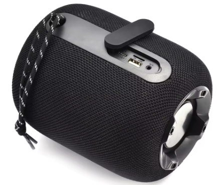 Portable Wireless Outdoor Speakers with Colorful Lights for Home Hiking Travel Parties Mini Audio Function Boxed