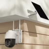 Single Lens Camera 4G SIM Wi-Fi with Pan Tilt 3MP 12x Zoom Outdoor PTZ IP65/66 Solar powered
