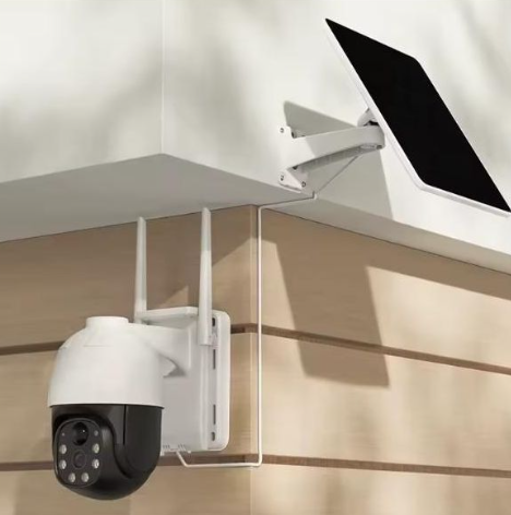 Single Lens Camera 4G SIM Wi-Fi with Pan Tilt 3MP 12x Zoom Outdoor PTZ IP65/66 Solar powered