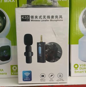 Three-in-One Wireless Live-Streaming Lavalier Microphone K15 for Outdoor Filming Sound Recording & Two-way Communication