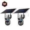 Solar Light 4g Solar Powered PTZ Camera V380 Pro Dual Lens Solar Camera