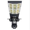 Streetlight With Triple Lens Camera 6mp 4g Solar Camera With Solar Street Light
