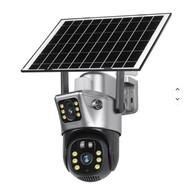 Solar Light 4g Solar Powered PTZ Camera V380 Pro Dual Lens Solar Camera