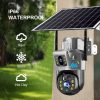 Solar Light 4g Solar Powered PTZ Camera V380 Pro Dual Lens Solar Camera