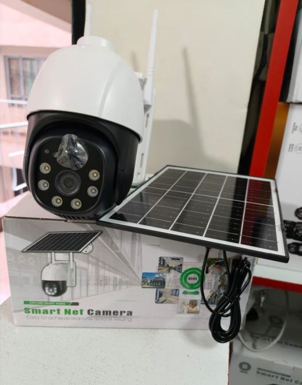 Single Lens Camera 4G SIM Wi-Fi with Pan Tilt 3MP 12x Zoom Outdoor PTZ IP65/66 Solar powered