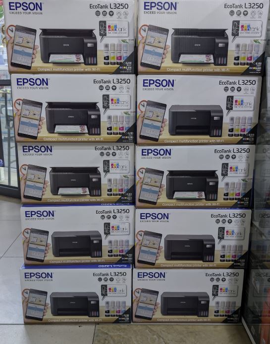 Epson EcoTank L3250 A4 WIRELESS Printer (All-in-One), (1YR WRTY)
