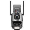 IP66 Waterproof Outdoor Wireless Camera High Security Dual Screen Monitoring Strong Signal CMOS Sensor