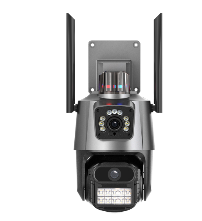 IP66 Waterproof Outdoor Wireless Camera High Security Dual Screen Monitoring Strong Signal CMOS Sensor
